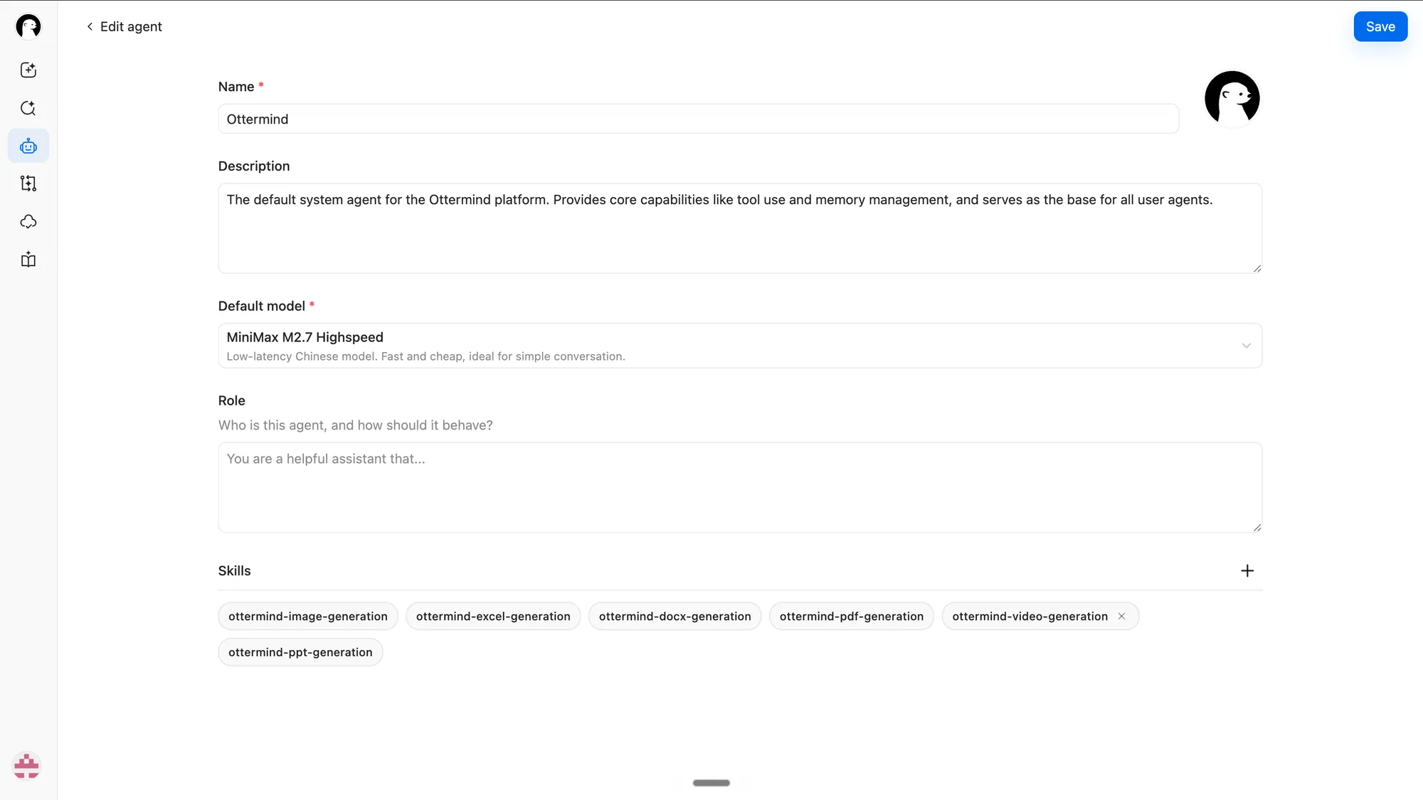 تعديل إعدادات Agent
