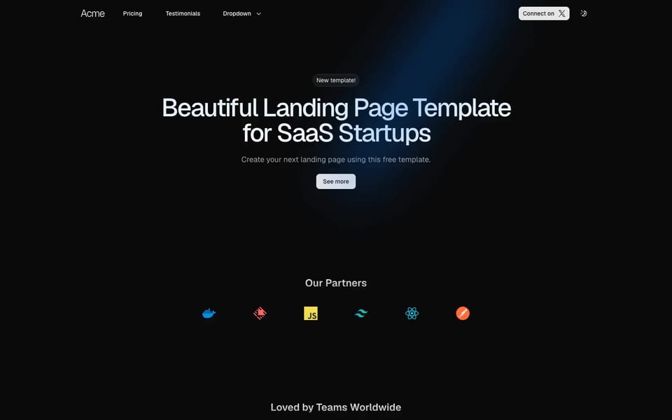 SaaS Landing Template