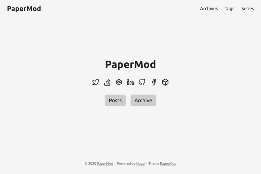 PaperMod