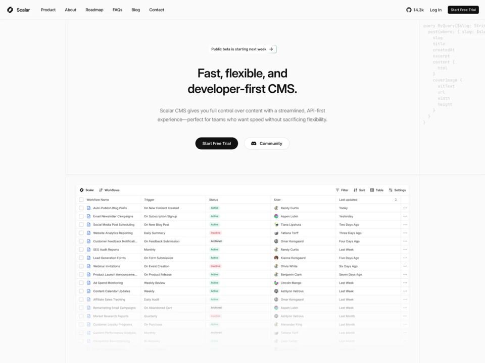 Scalar - Product/app/SaaS template Next.js & Astro