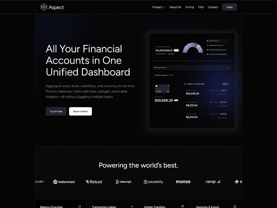Aspect - Corporate marketing template Next.js & Astro