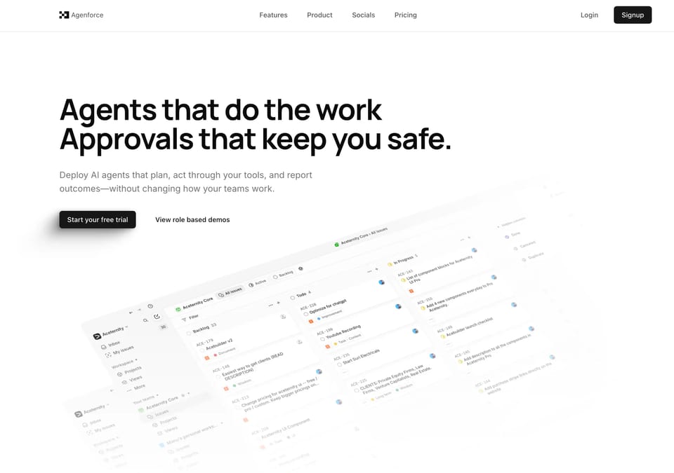 Agenforce Marketing Template