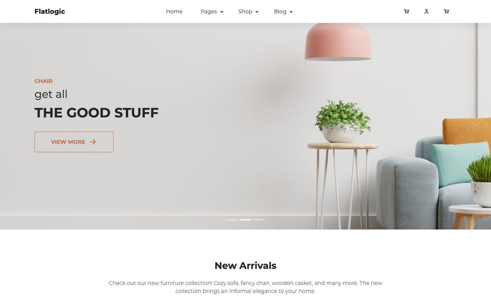 Ecommerce React Template