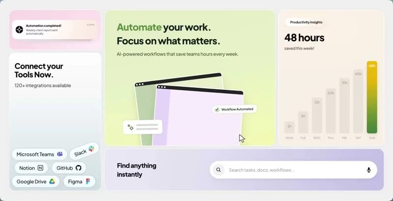 Task Engine — E-Commerce landingpage preview