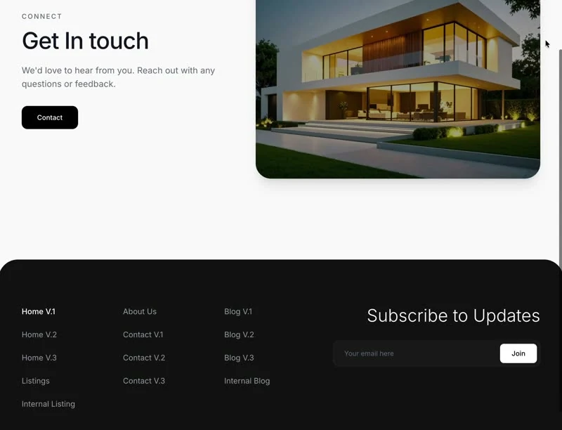 Peakflow Footer — KI & SaaS footer preview