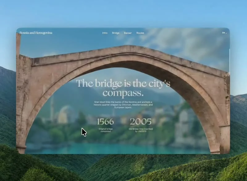 Mostar Guide — Reisen landingpage preview
