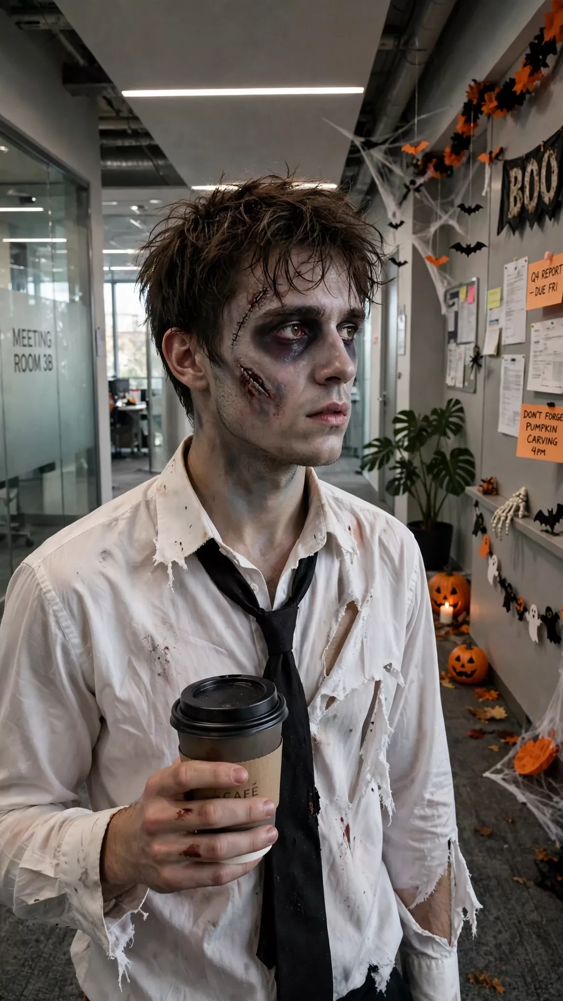 Zombie office worker