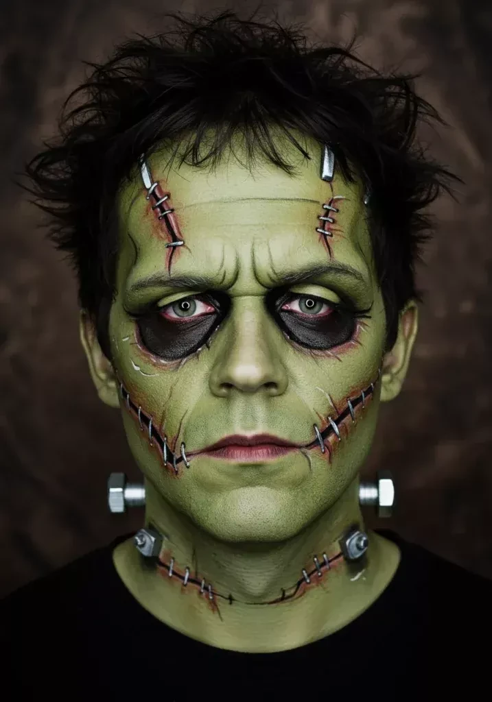 Frankenstein green makeup