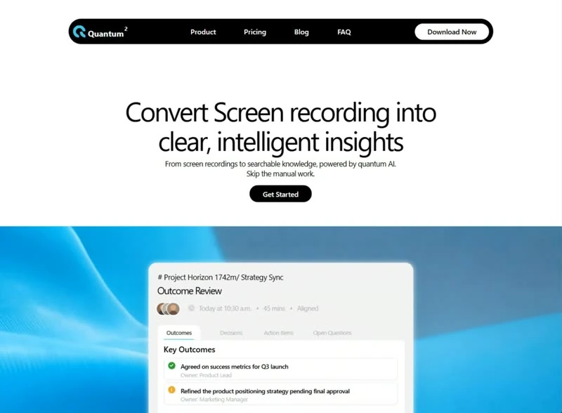 Quantum Lucid — KI & SaaS landingpage preview