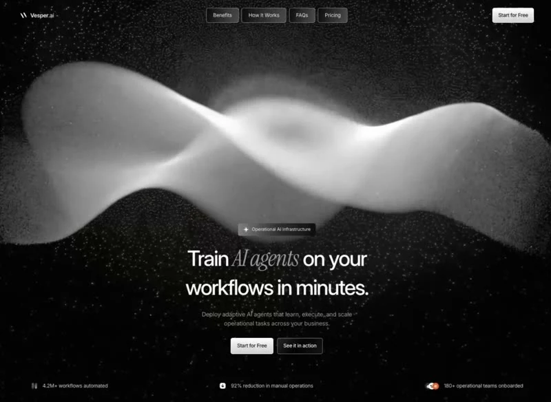 Agent Wave — KI & SaaS landingpage preview