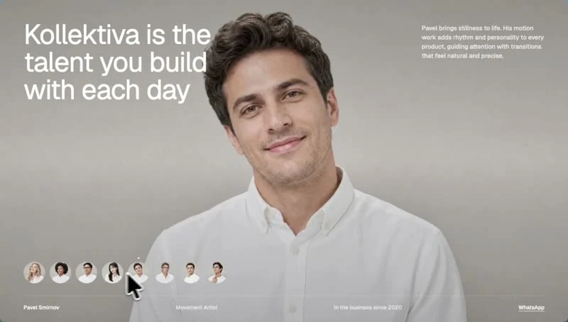 Talent Collective — Agenturen & Studios landingpage preview