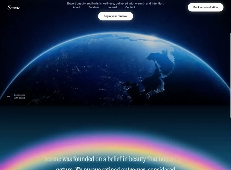 Celestial Renewal — Gesundheit landingpage preview