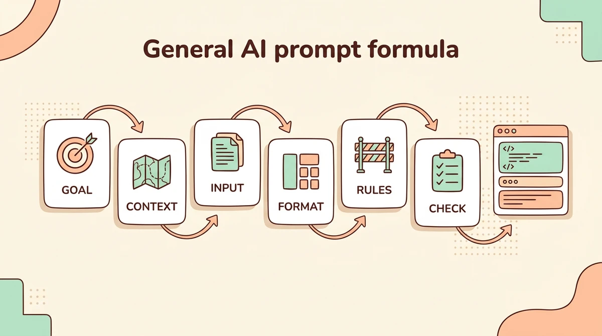 AI Prompt Formula Infographic