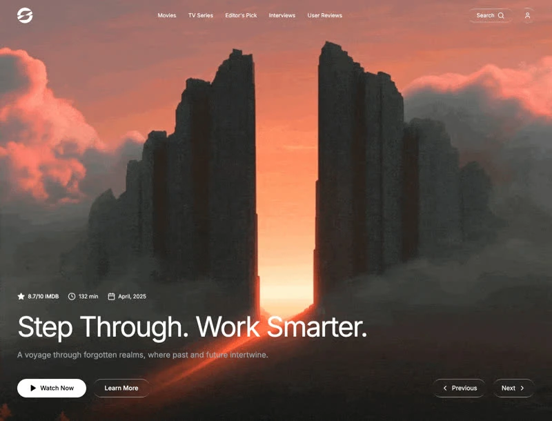 Portal — Lifestyle hero-bereich preview
