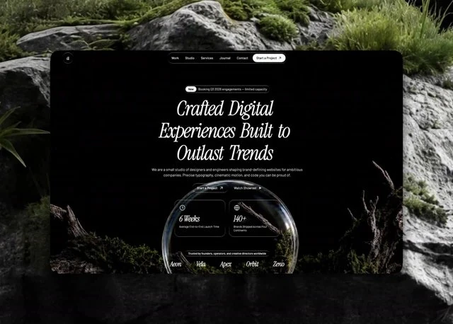 Digital Experiences — Agenturen & Studios landingpage preview
