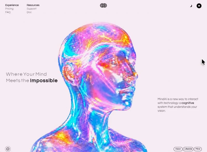 Mind AI — Gesundheit landingpage preview