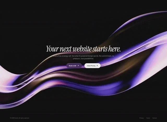 Liquid Glass CTA — KI & SaaS call-to-action preview