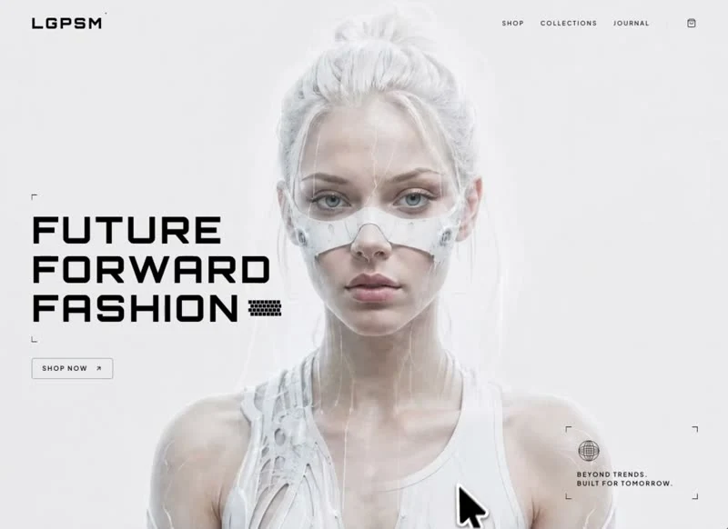 Synth Mode — E-Commerce landingpage preview