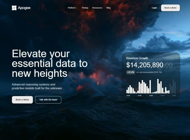 Quantum Core — KI & SaaS landingpage preview
