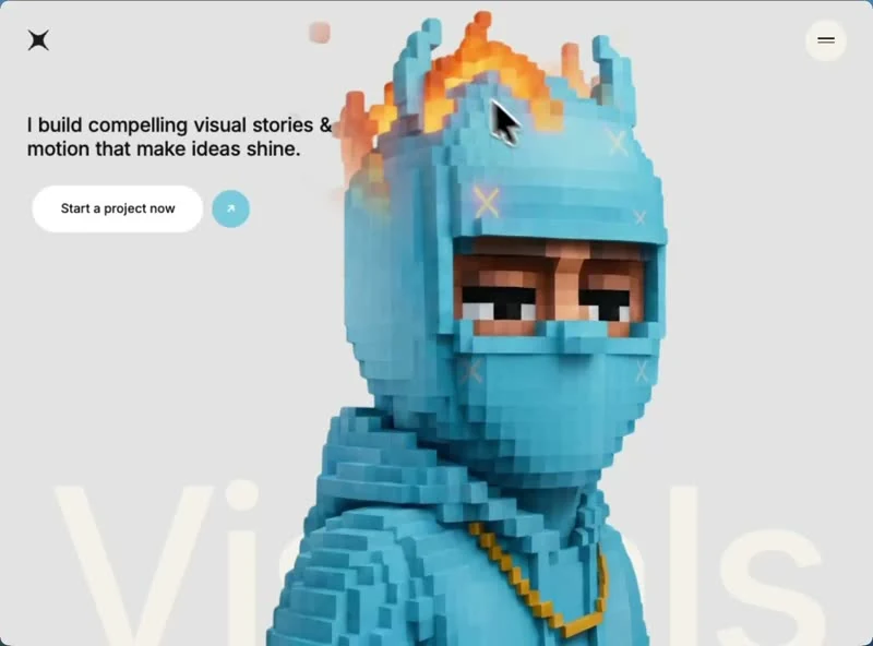 Vision Reveal — Agenturen & Studios hero-bereich preview