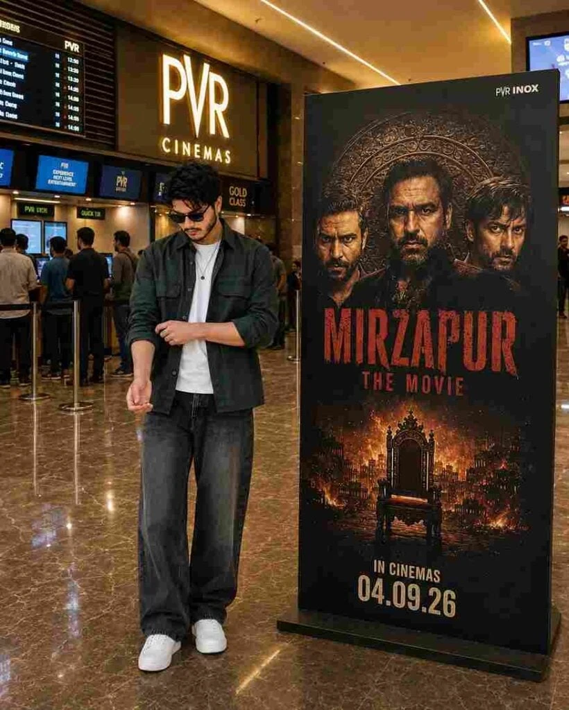 Mirzapur 상영관의 남성