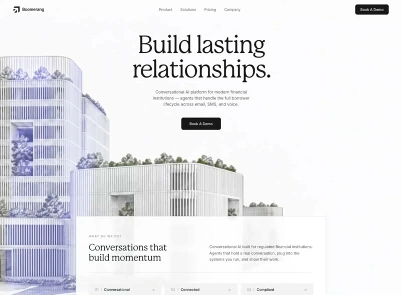 TrustFlow — Fintech landingpage preview