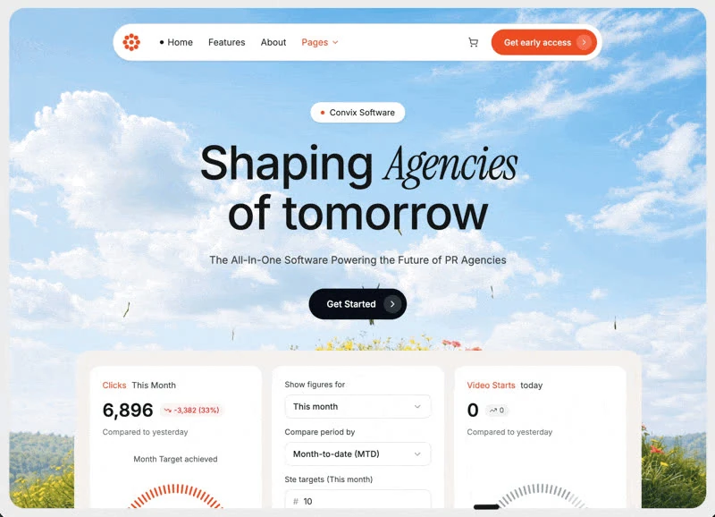 Convix Software — KI & SaaS hero-bereich preview