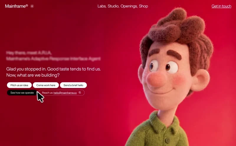3D Character Studio — Agenturen & Studios landingpage preview