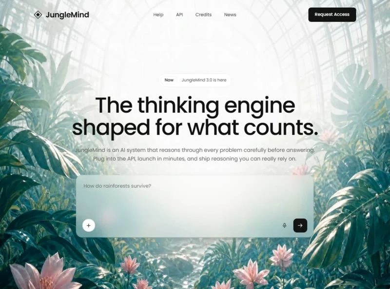 JungleMind — KI & SaaS landingpage preview