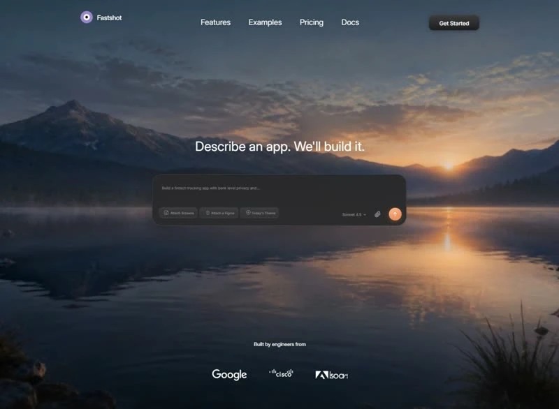 Fastshot — KI & SaaS landingpage preview