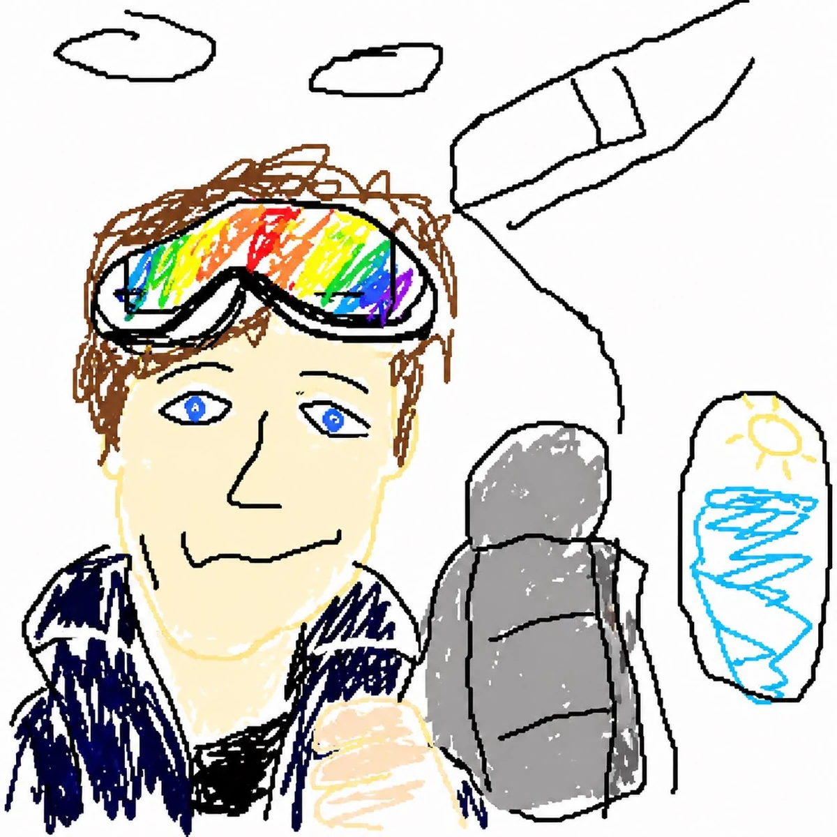MS Paint 風の下手な再描画例2