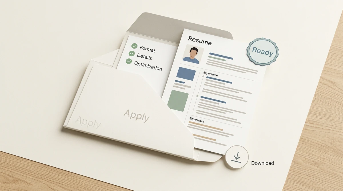 Übergabe und Download illustration
