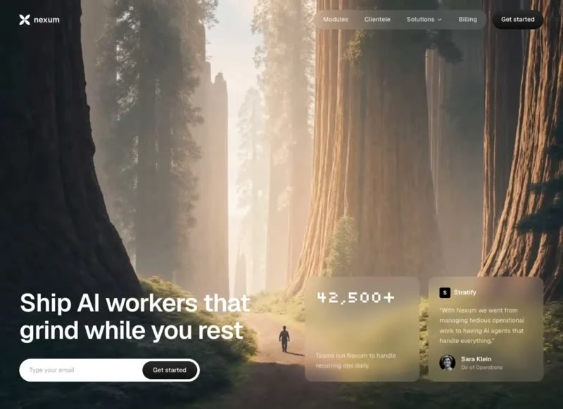 Agent Grove — KI & SaaS landingpage preview