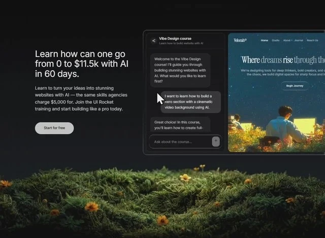 Rocket CTA — KI & SaaS call-to-action preview