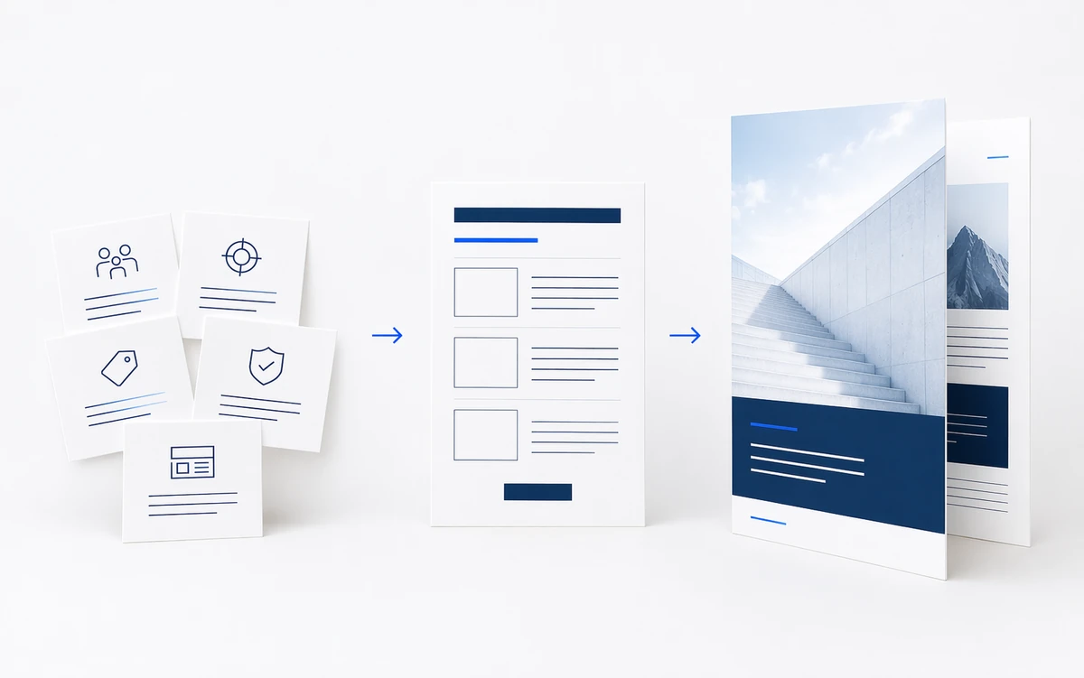 Build the message before polishing the layout