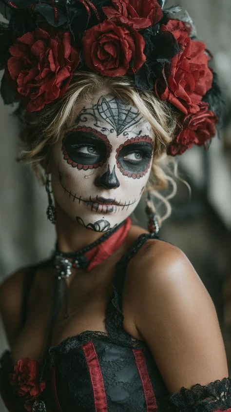Sugar skull inspired look