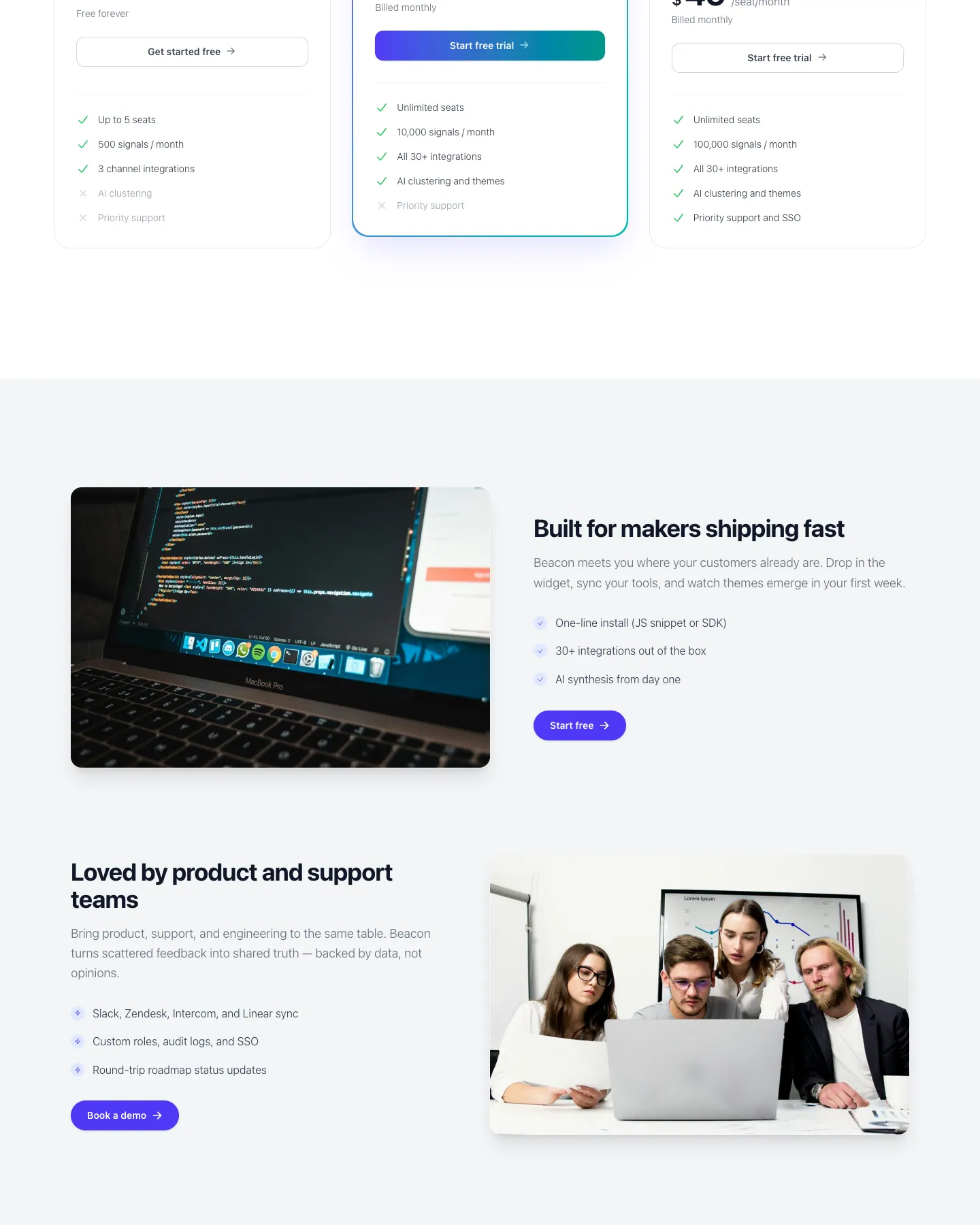 Hugo Blox - Tailwind website template, / page, part 4