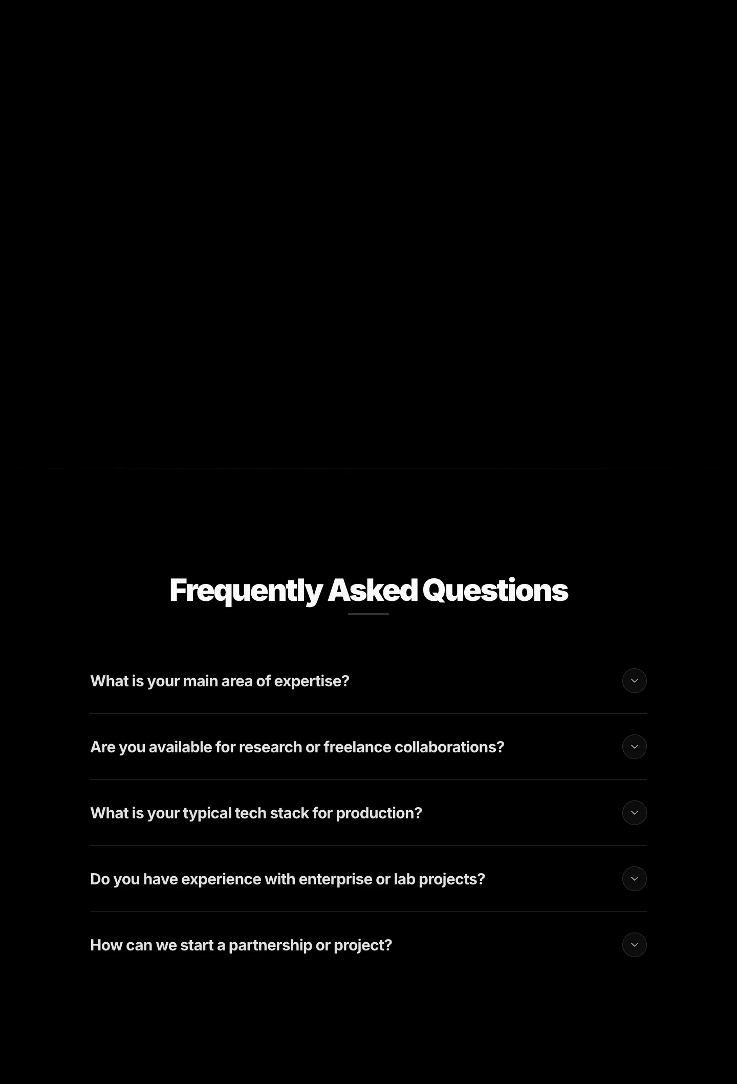 Arfazrll Portfolio website template, /contact page, part 2