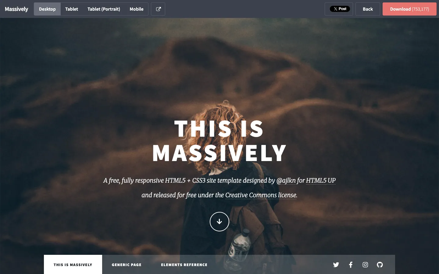 Massively website template, /massively page, part 1