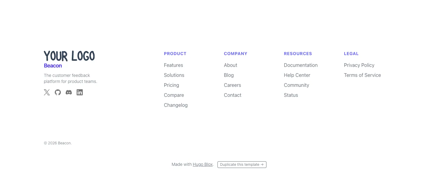 Hugo Blox - Tailwind website template, /blog/ page, part 3